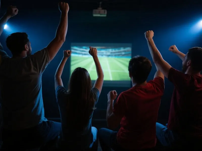 Passionate Sports Fans