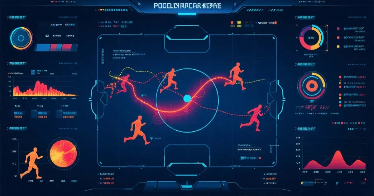 足球比赛数据可视化图表